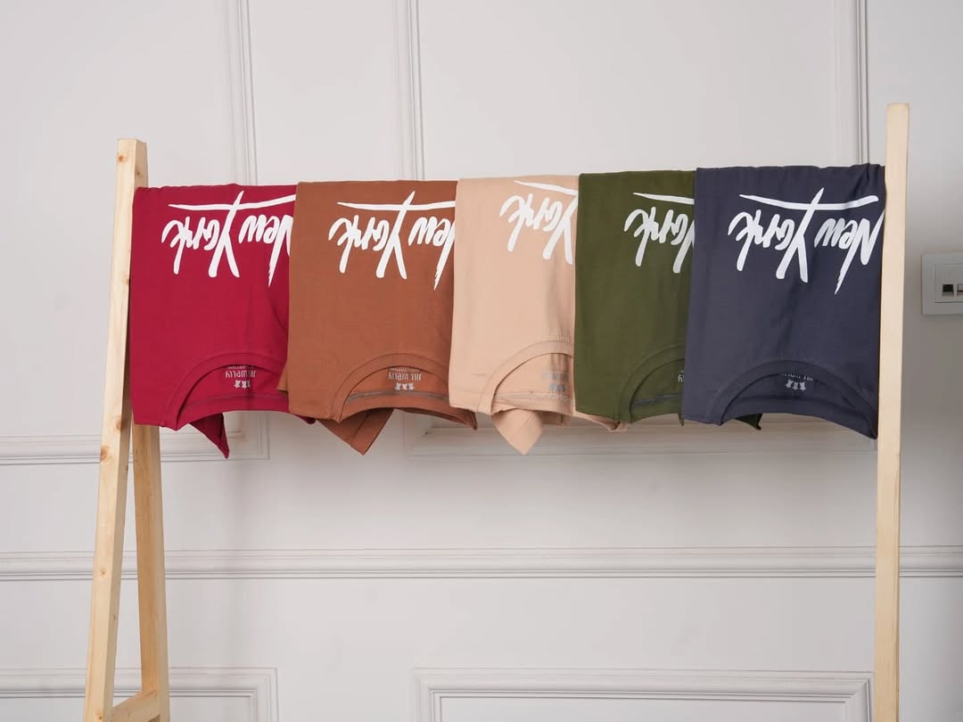 New York Printed Drop Shoulder Tees