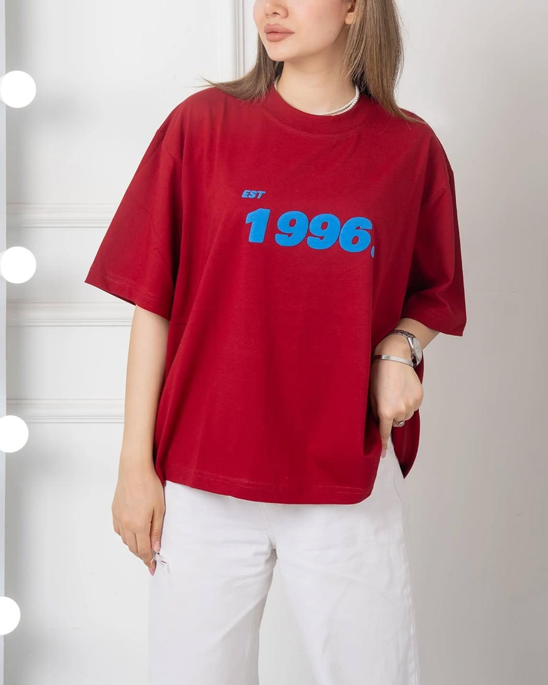 1996 Printed Drop Shoulder Tees
