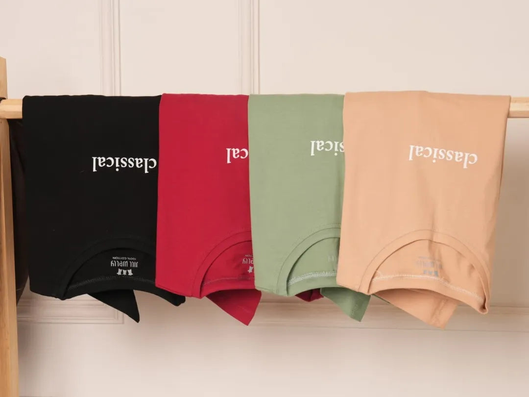 Classical Printed Drop Shoulder Tees