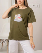 Bears Printed Basic Tees