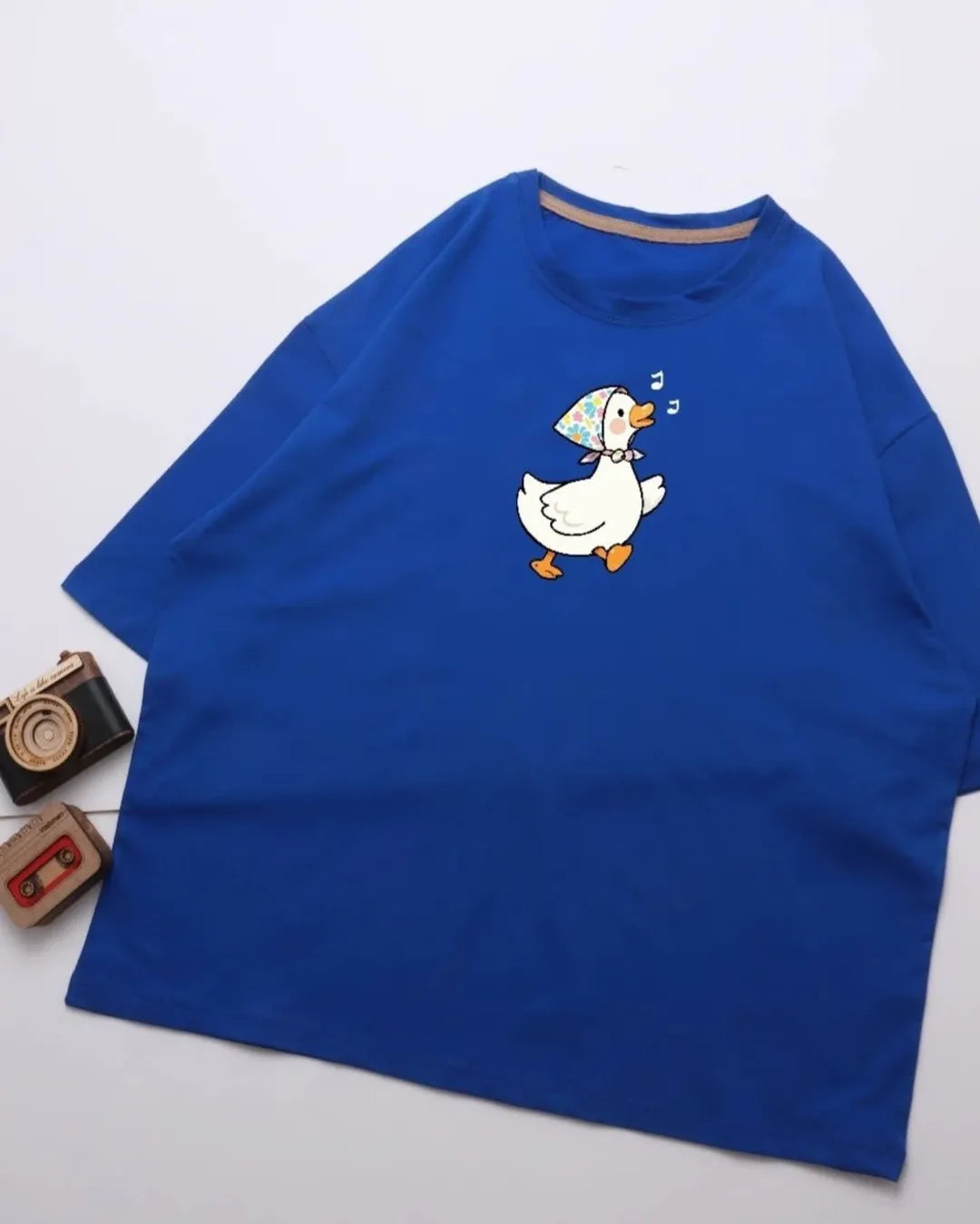 Little Quacker Printed Drop Shoulder Tees