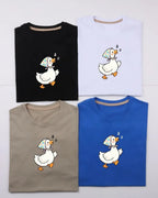 Little Quacker Printed Drop Shoulder Tees