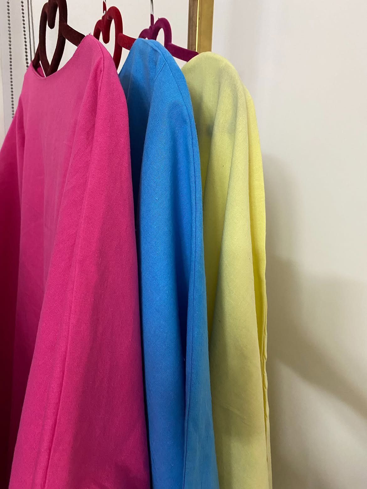 Premium Linen Batwing Kaftan Dress | Oversized Relaxed Fit Maxi Dress for Women