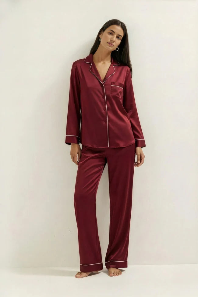 PLAIN SILK - MAROON