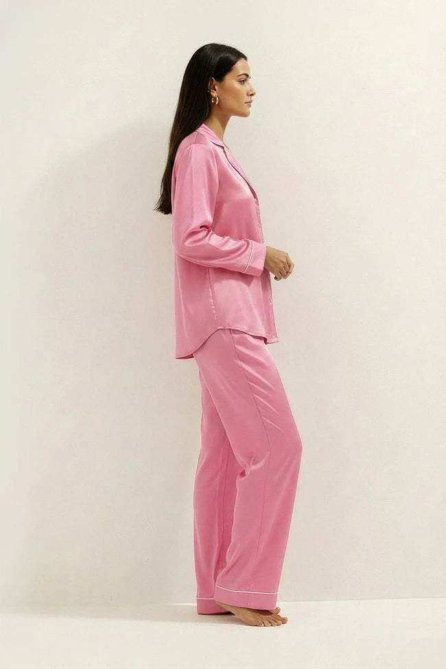 PLAIN SILK - DARK PINK