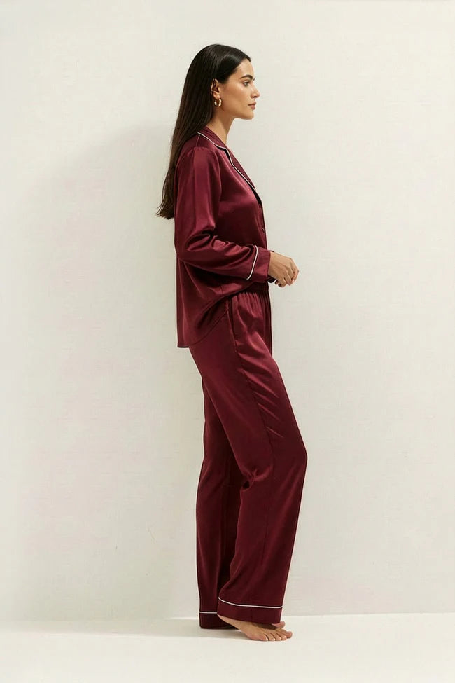 PLAIN SILK - MAROON
