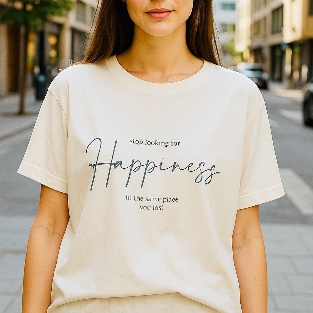 Happniess Printed Basic Tees