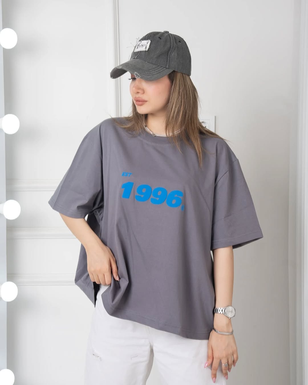 1996 Printed Drop Shoulder Tees