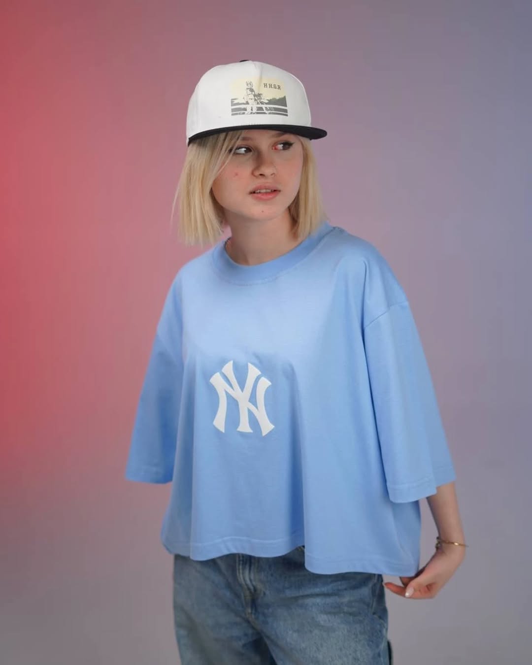 NY Printed Drop Shoulder Tees