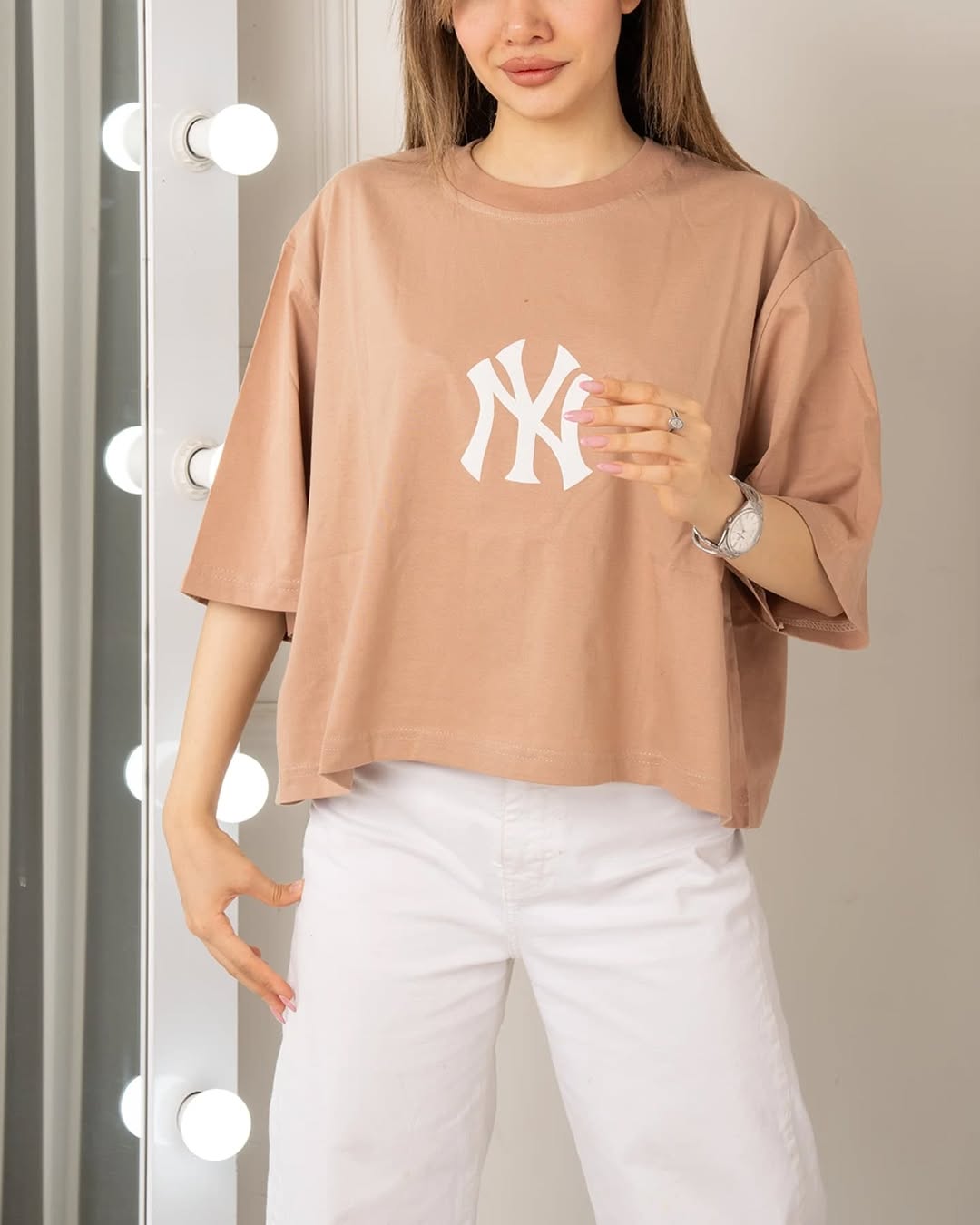 NY Printed Drop Shoulder Tees