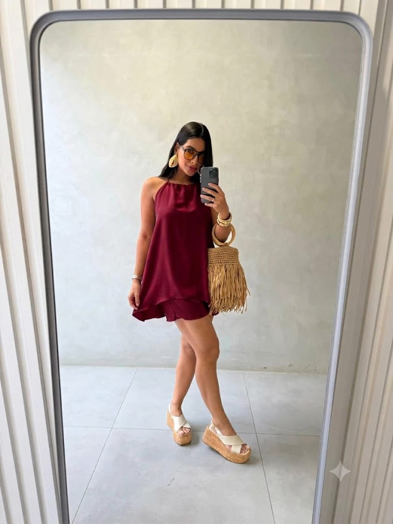 Premium Women's Linen CONJUNTO LINEN TWO-PIECE SET