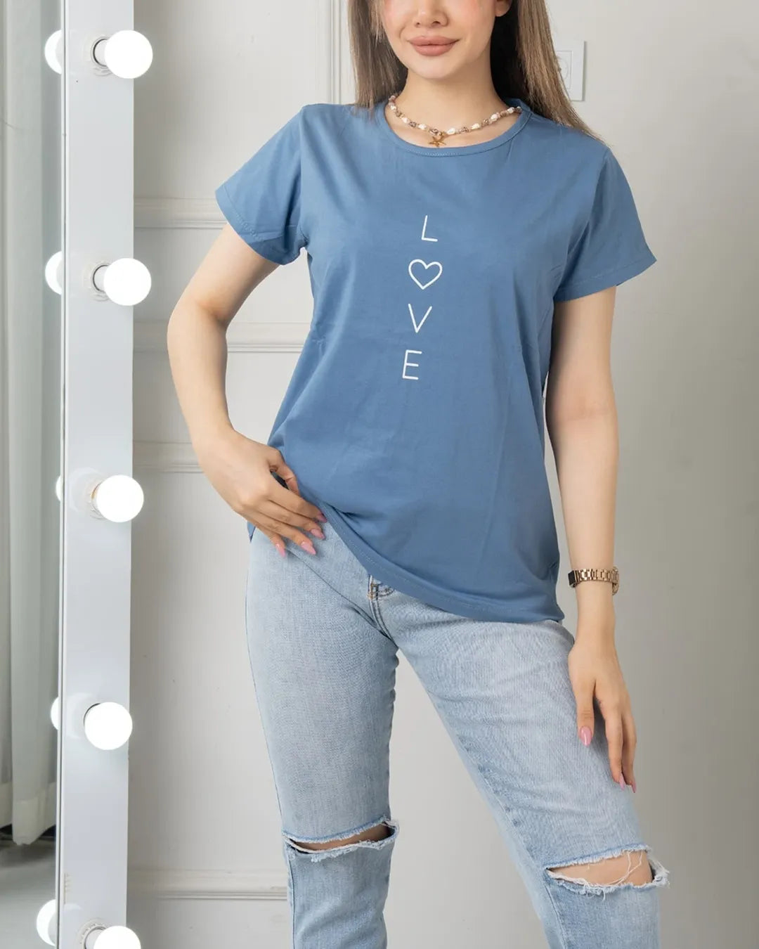 Love Printed Basic Tees
