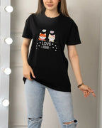 Love Forever Printed Basic Tees