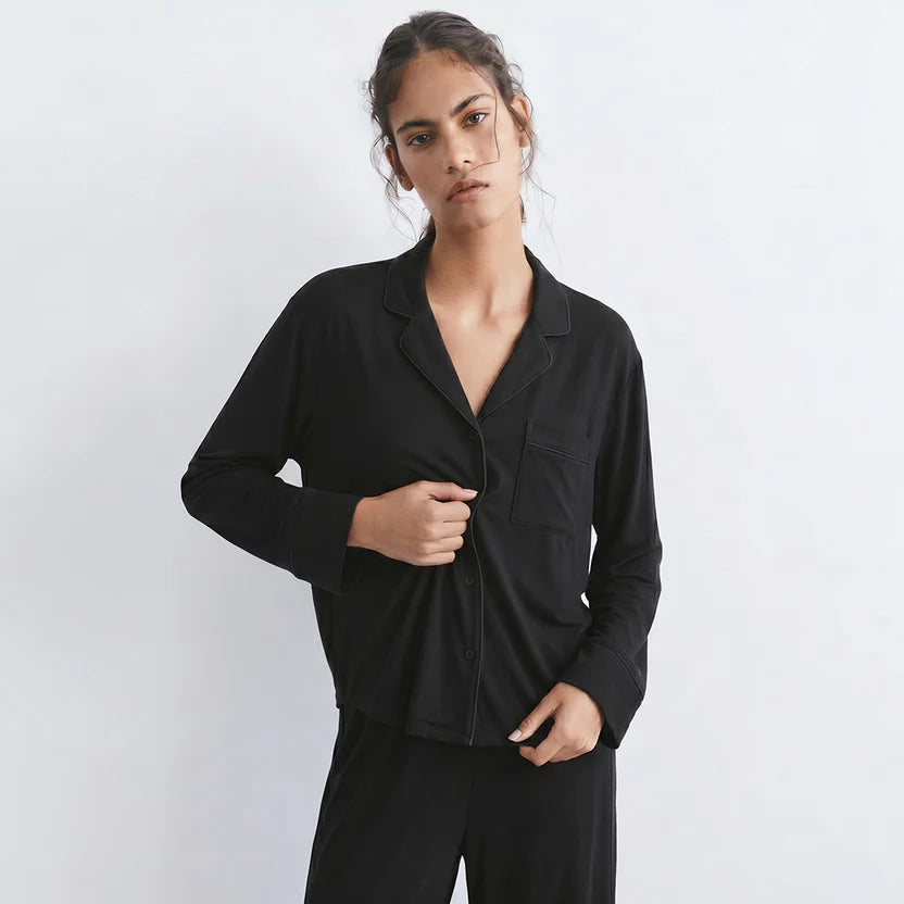 Cloud Pajama Set - Black
