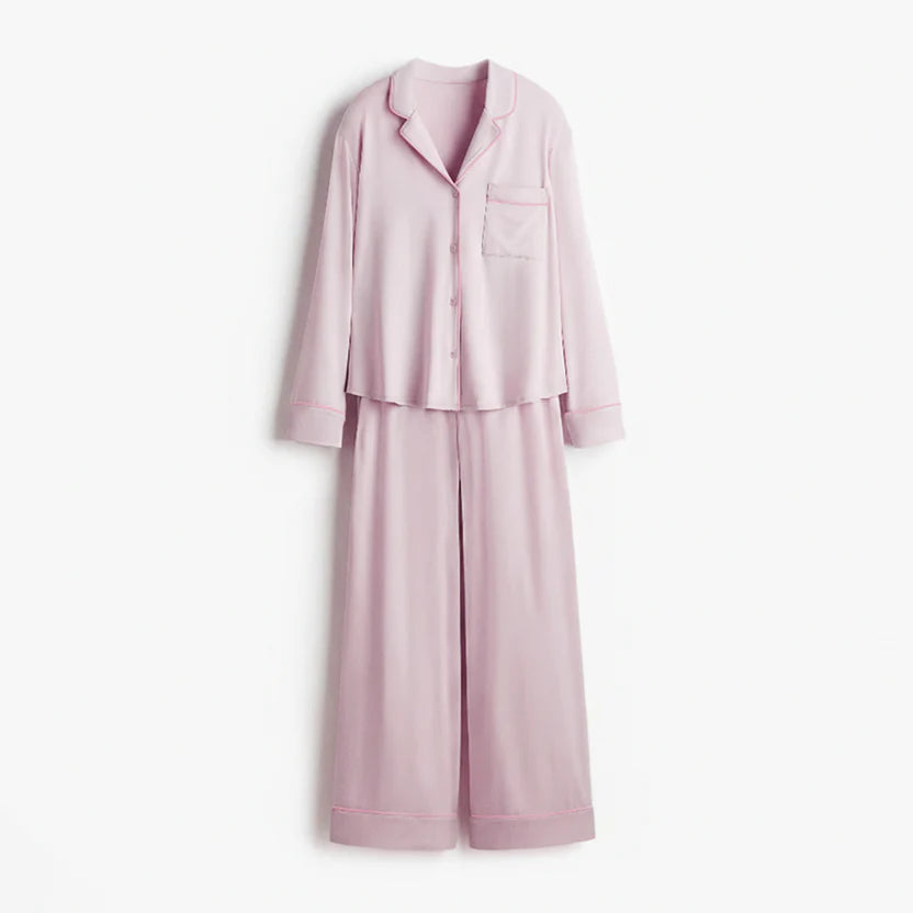 Cloud Pajama Set - Blush Pink