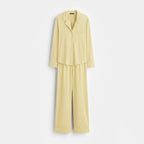 LINEN PAJAMA SET - Butter