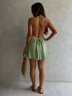 Premium Women's Linen CONJUNTO LINEN TWO-PIECE SET