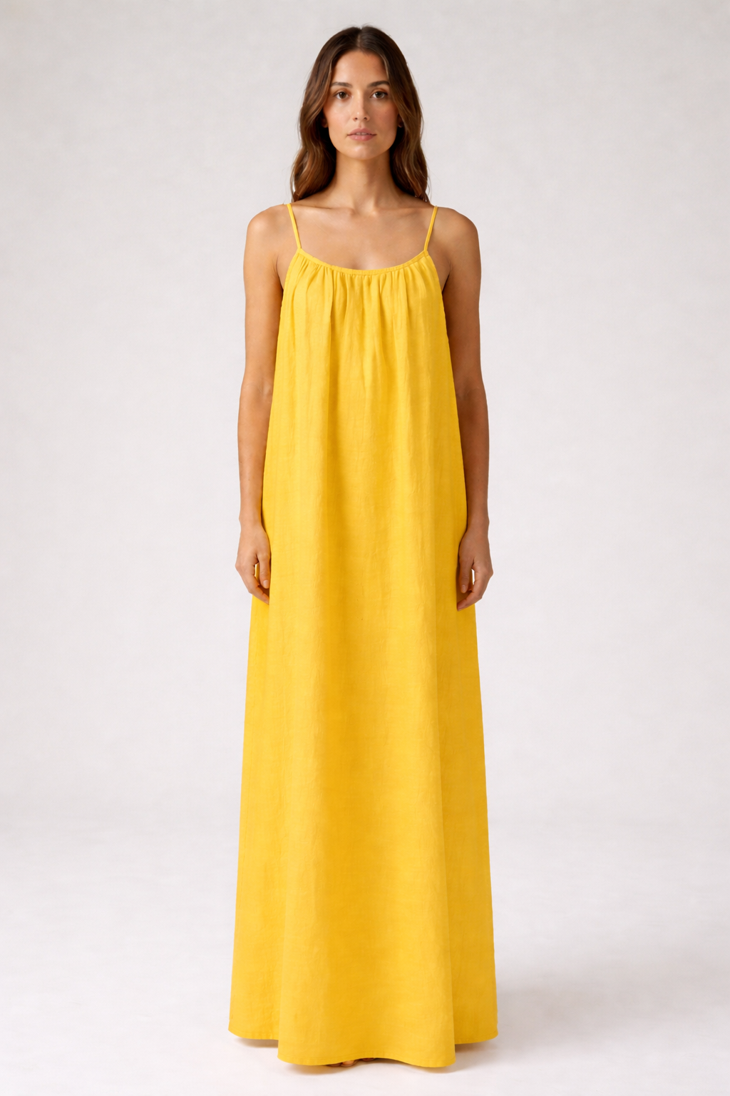 Premium Women's Linen STUNNING BACKLESS MAXI DRESS