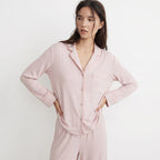LINEN PAJAMA SET - Dusty Pink