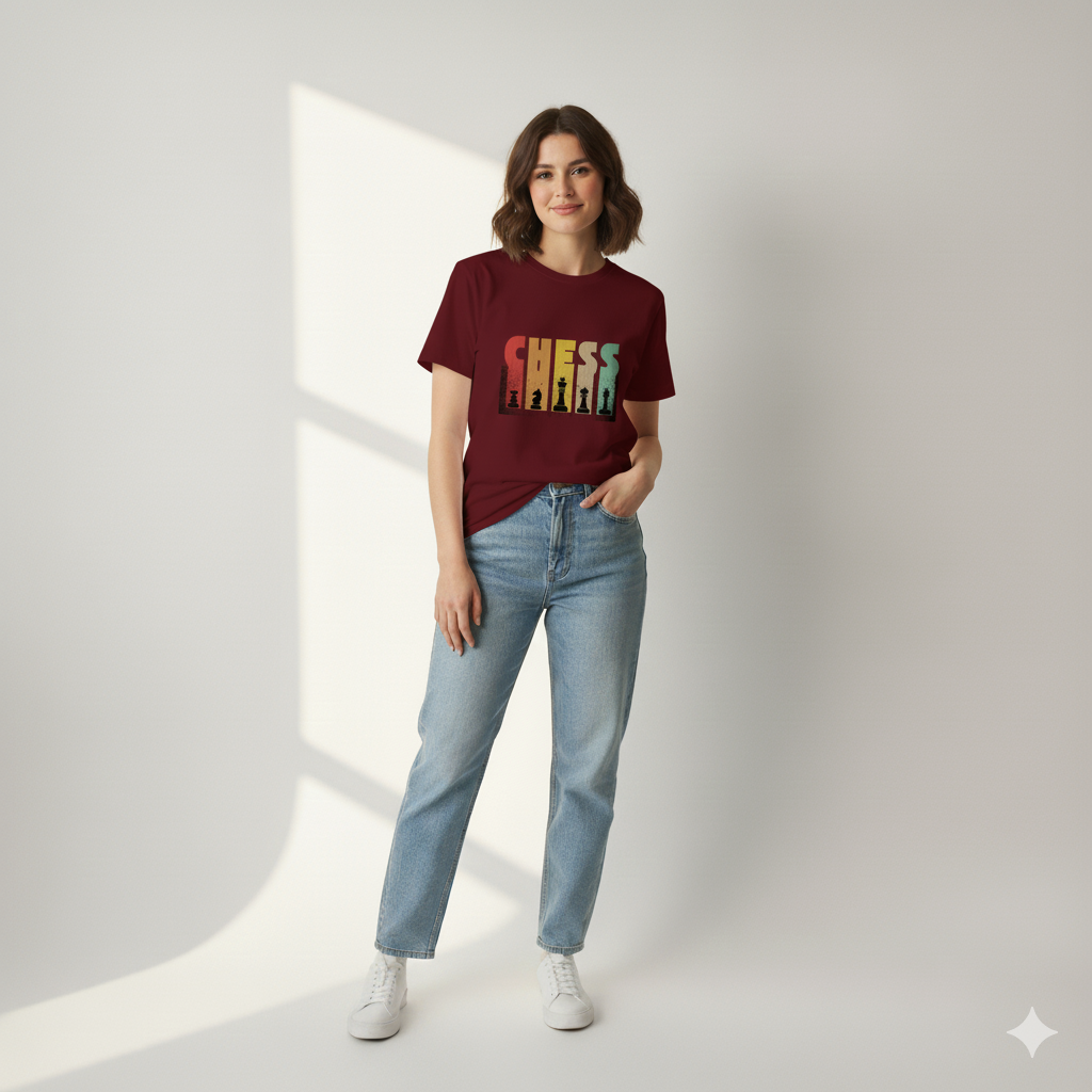 CHESS PRINTED BASIC TEES