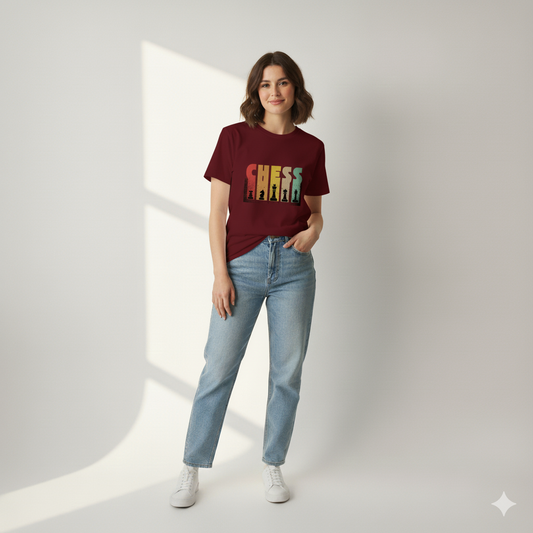 CHESS PRINTED BASIC TEES