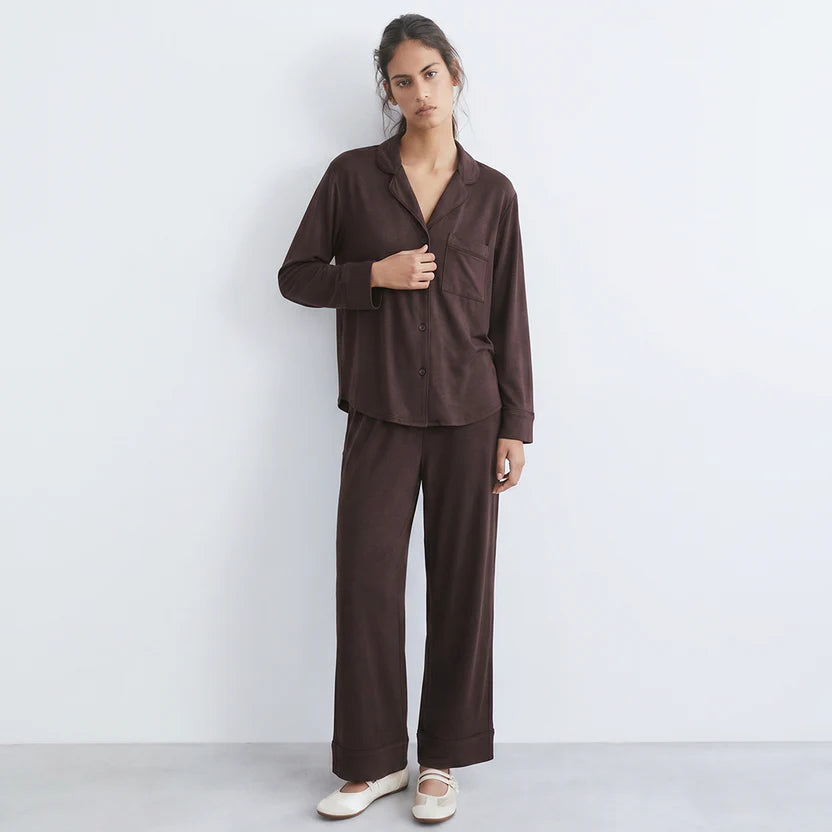 Cloud Pajama Set - Mocha