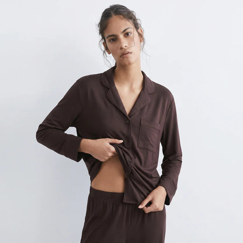 Cloud Pajama Set - Mocha