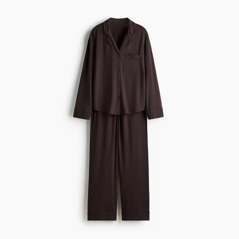 Cloud Pajama Set - Mocha