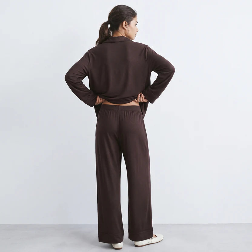 Cloud Pajama Set - Mocha