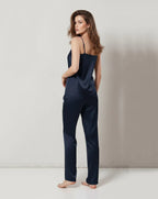 CAMI SILK - NAVYBLUE