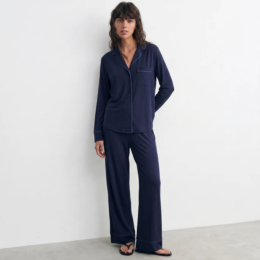 Cloud Pajama Set - Navyblue