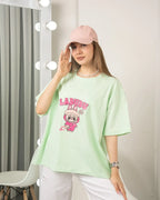Labubu Printed Drop Shoulder Tees