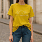 Clouds Printed Basic Tees