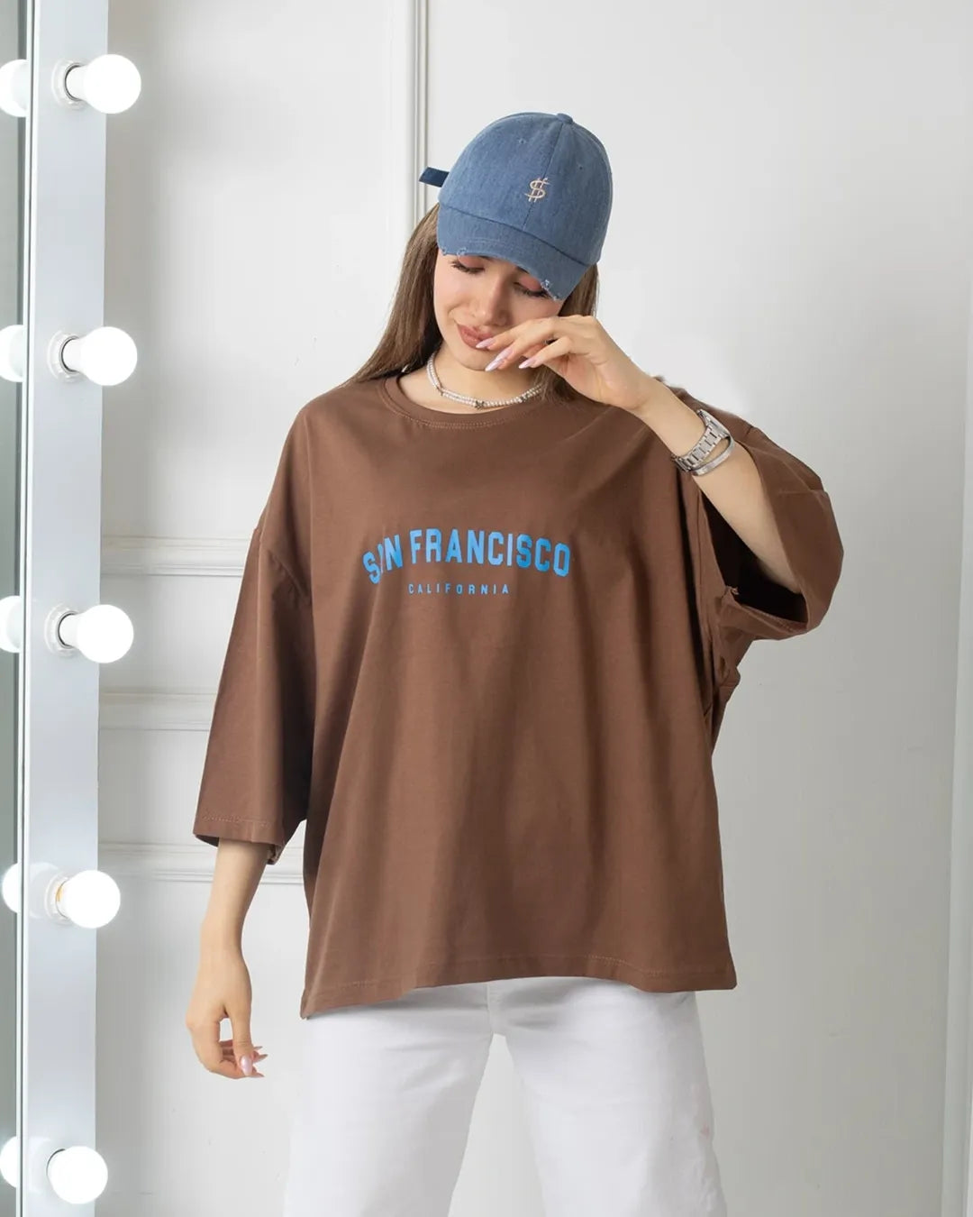 San Francisco Printed Drop Shoulder Tees