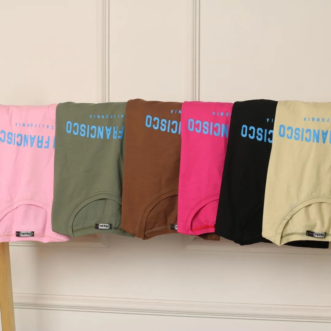 San Francisco Printed Drop Shoulder Tees