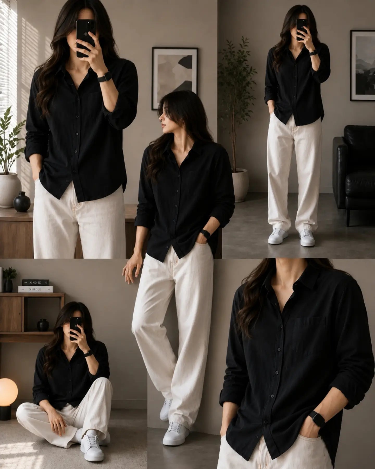 Premium Women's Classic Linen Relaxed Shirt