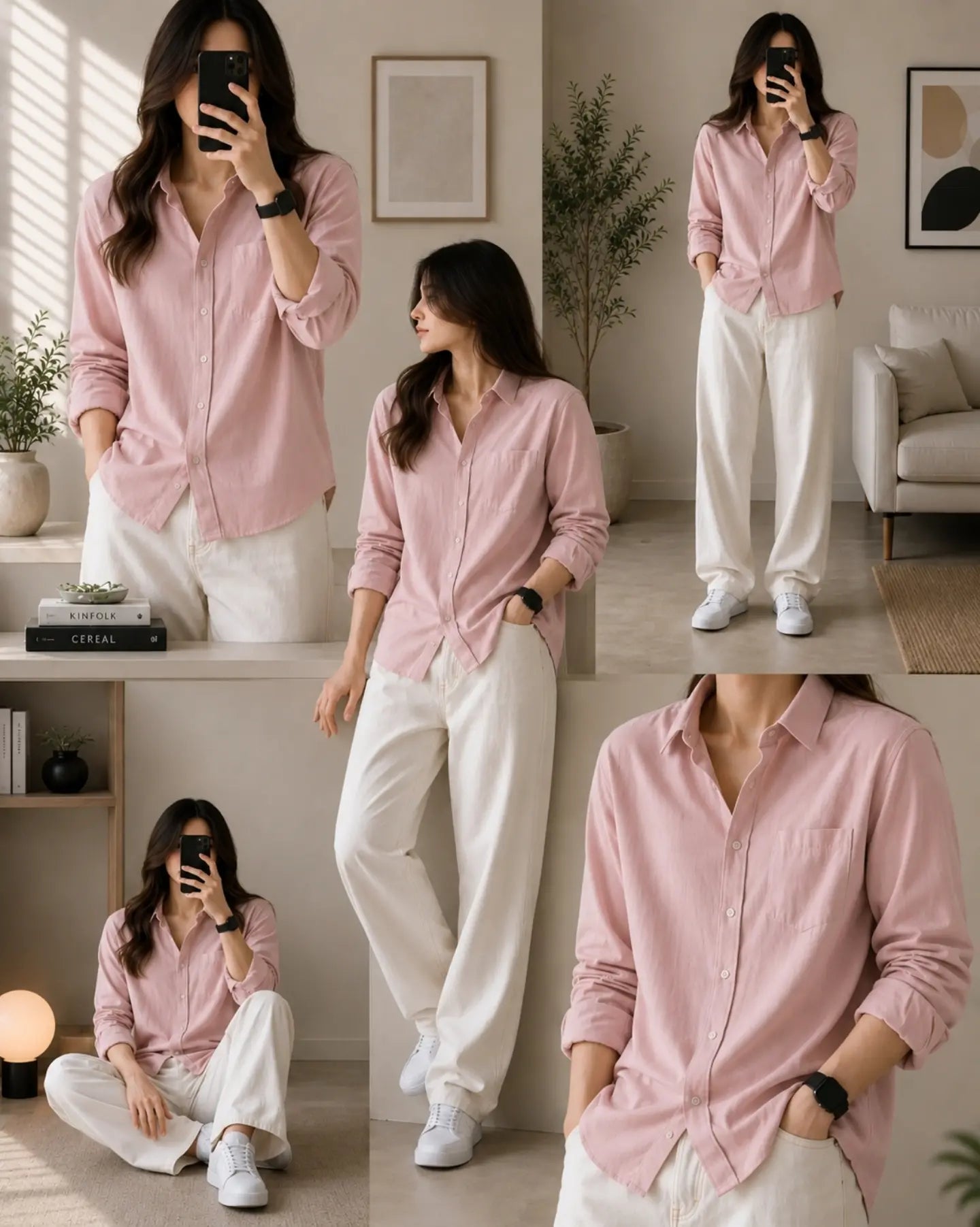 Premium Women's Classic Linen Relaxed Shirt