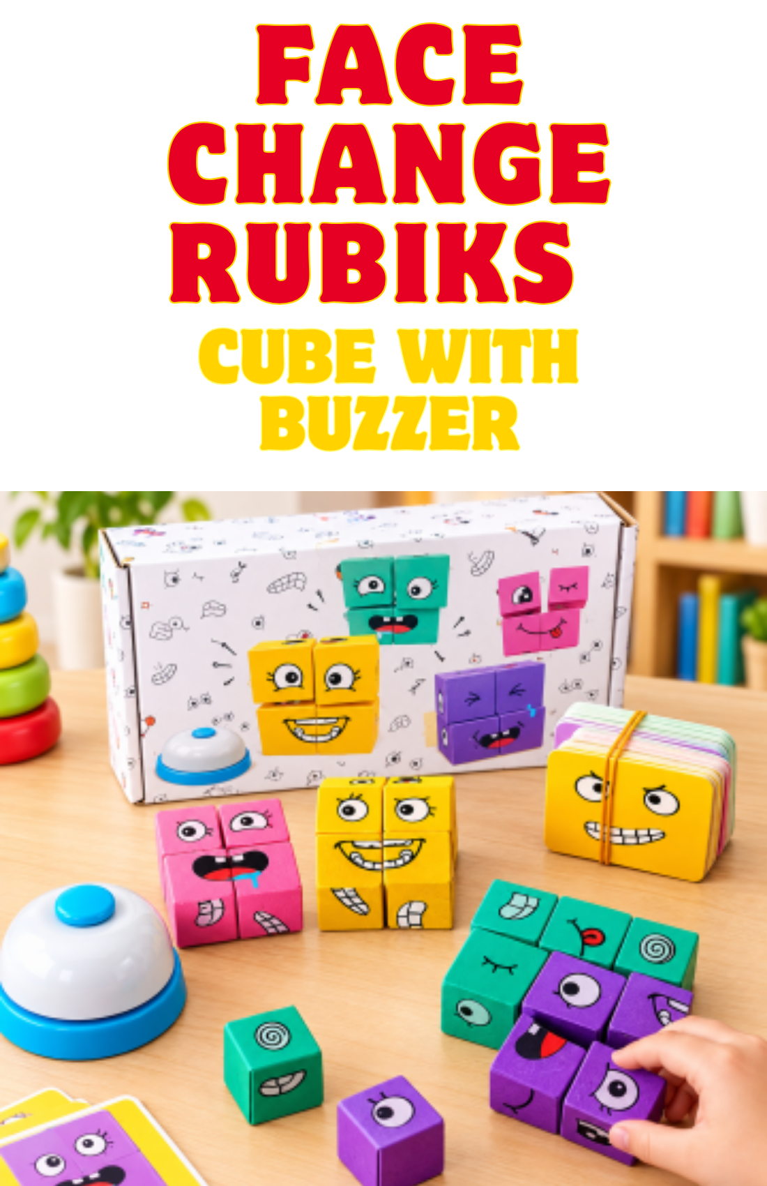 Face Change Rubiks Cube with buzzer