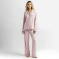 LINEN PAJAMA SET - BLUSH PINK