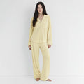 LINEN PAJAMA SET - BUTTER