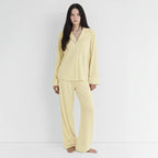 LINEN PAJAMA SET - Butter