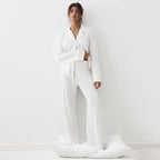 Cloud Pajama Set - White