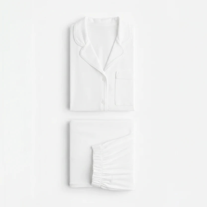 Cloud Pajama Set - Oat Milk