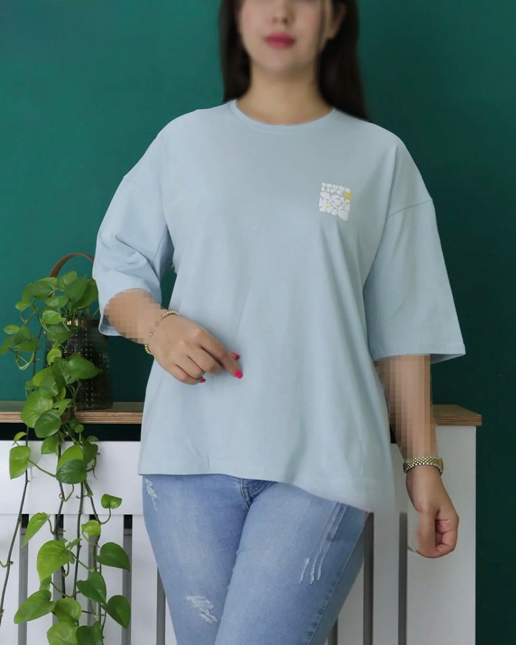 Young Life Ni Printed Drop Shoulder Tees