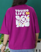 Young Life Ni Printed Drop Shoulder Tees