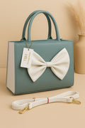 TRENDY BOW STYLE HANDBAG