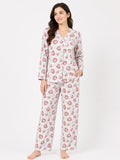 BARBARY V-NECK CO-ORD SET'S SBSVPJ-10