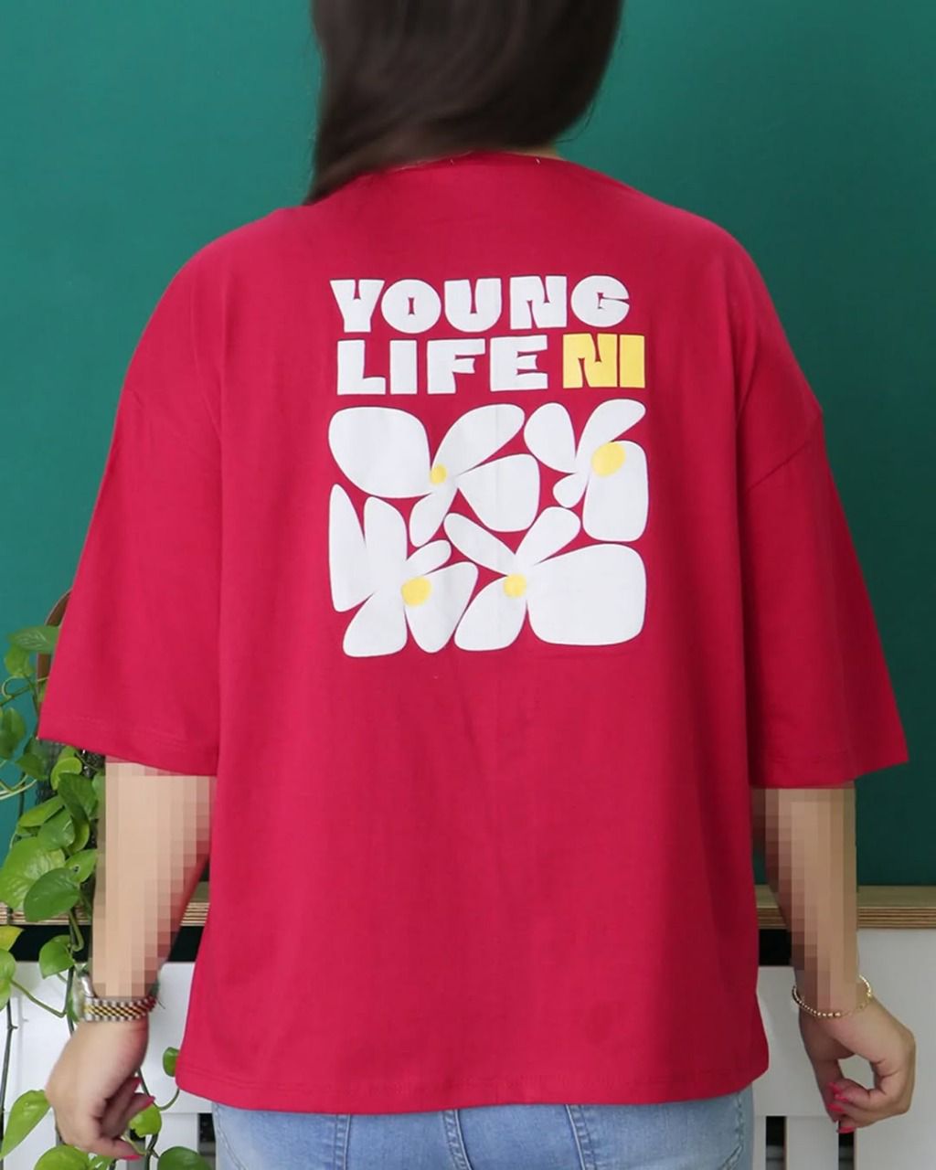 Young Life Ni Printed Drop Shoulder Tees