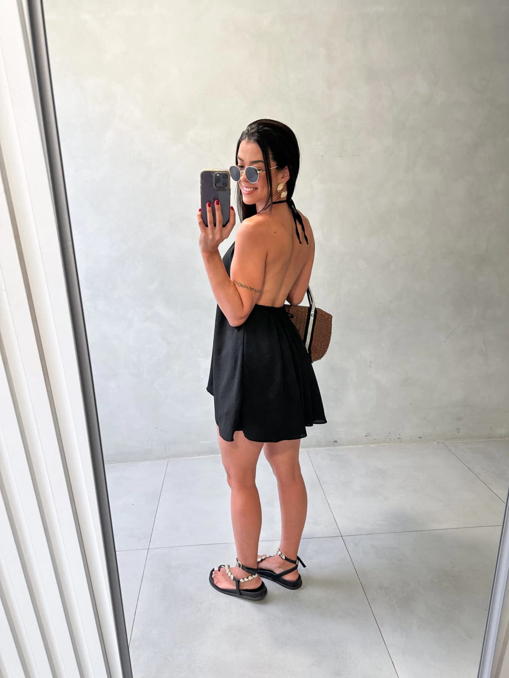 CONJUNTO LINEN TWO-PIECE SET - BLACK