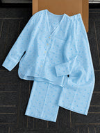 BARBARY V-NECK CO-ORD SET'S SBSVPJ-01